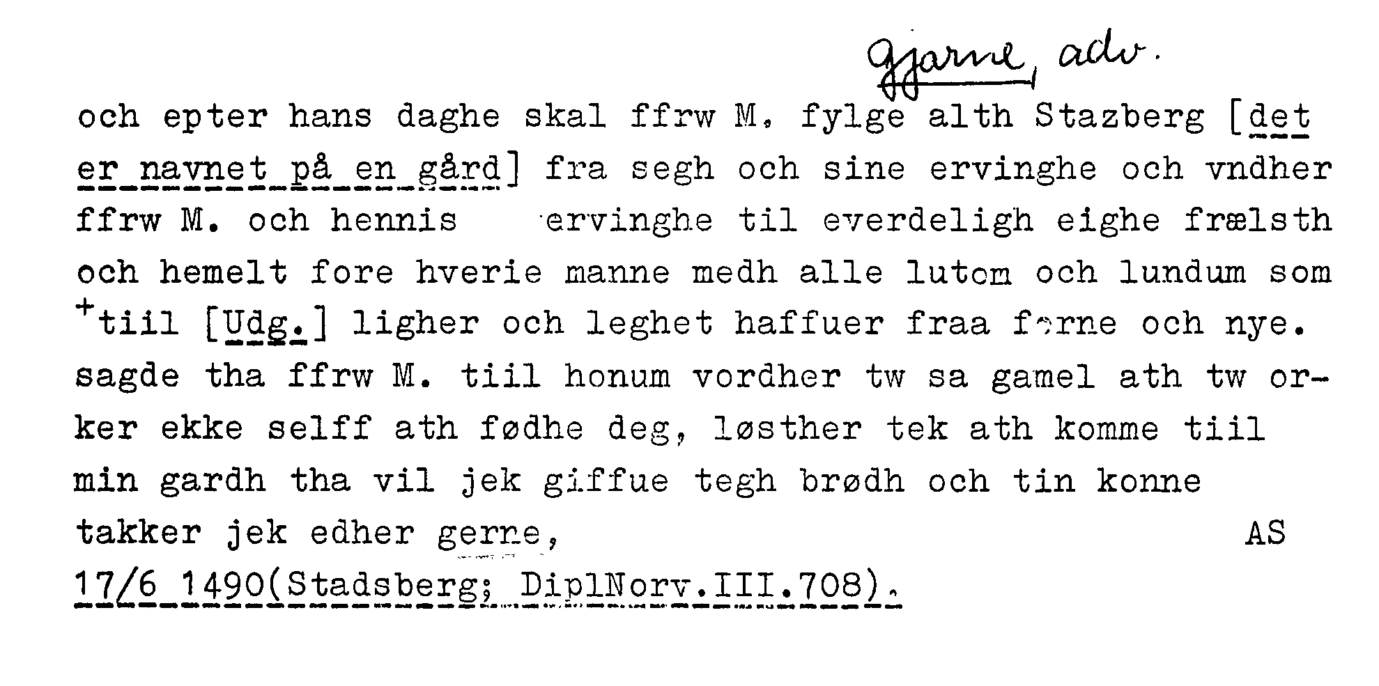 Billede af dagens seddel her