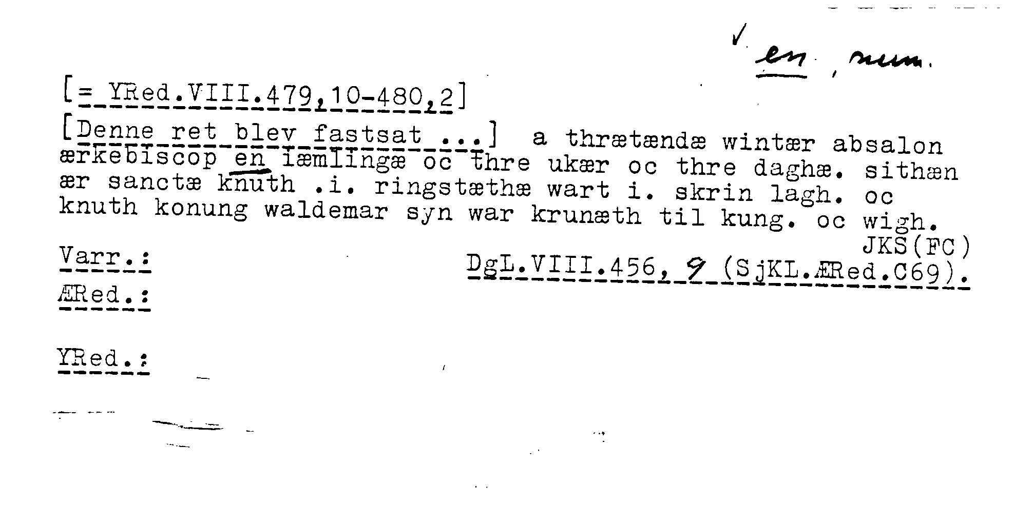 Billede af dagens seddel her