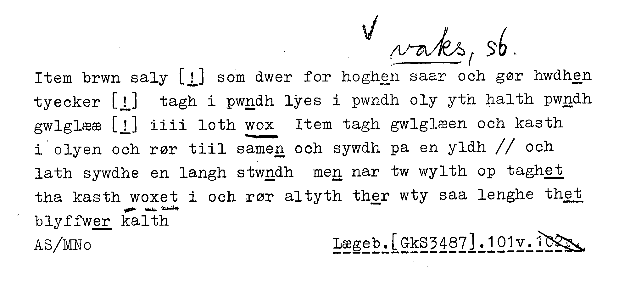 Billede af dagens seddel her