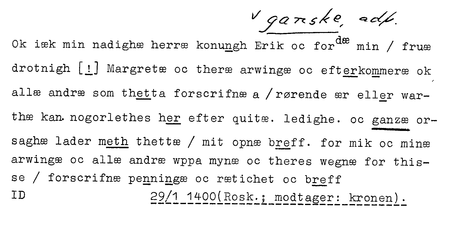 Billede af dagens seddel her