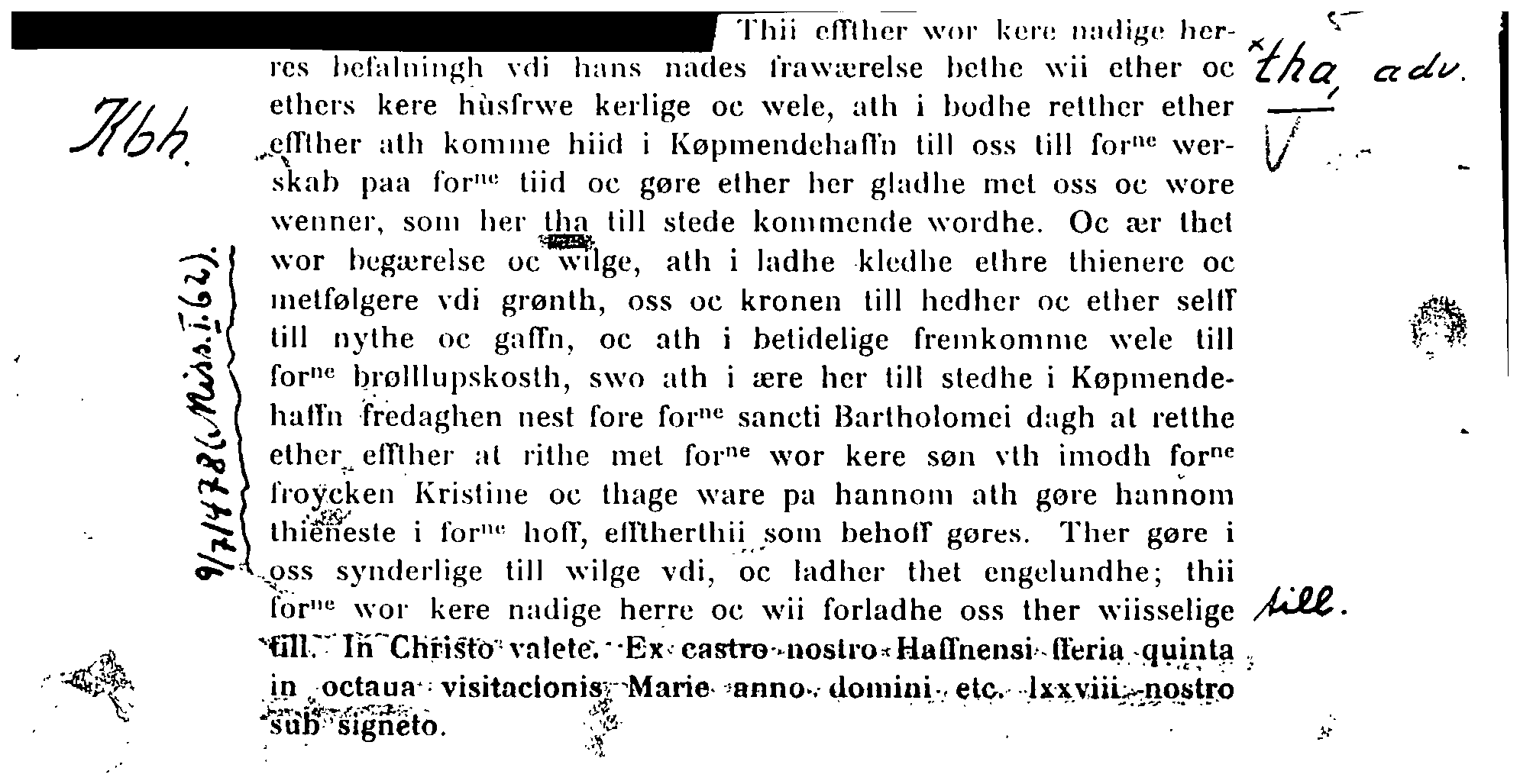 Billede af dagens seddel her